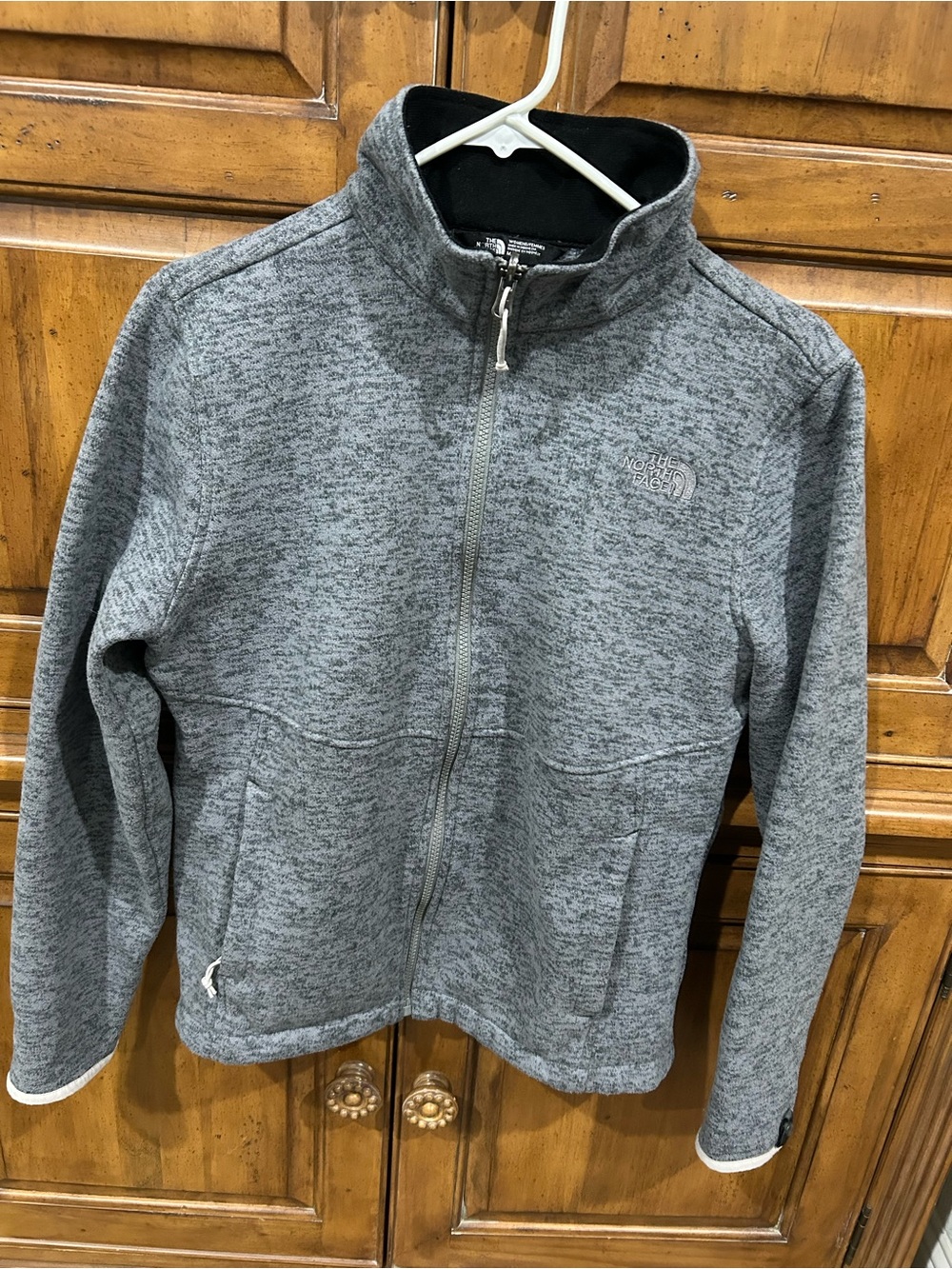 The North Face Women’s Gray Full-Zip Fleece Jacket